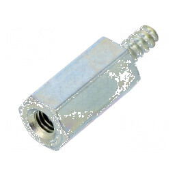 Piuliță distanțieră filetată 10mm M2,5 hexagonală | Electronic-mag.ro | Componente Electronice