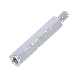Piuliță distanțieră filetată 25mm M3 | Electronic-mag.ro | Componente Electronice