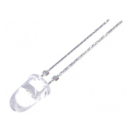 LED 5mm roșie 7,5÷35cd 8° convexă | Electronic-mag.ro | Componente Electronice