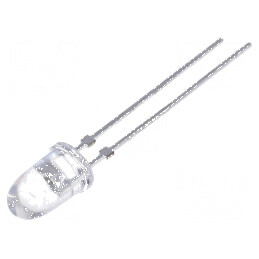 LED 5mm galbenă 7,5÷35cd 8° convexă Nr.term: 2 | Electronic-mag.ro | Componente Electronice