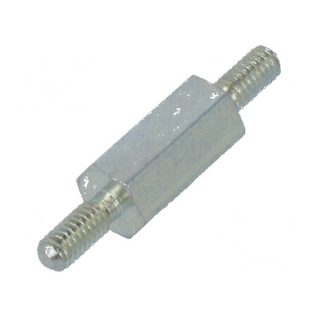 Piuliță distanțieră filetată 10mm M2.5 hexagonală | Electronic-mag.ro | Componente Electronice
