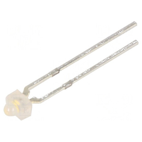 LED alb cald 750-1120mcd 30° convex 2,54mm | Electronic-mag.ro | Componente Electronice