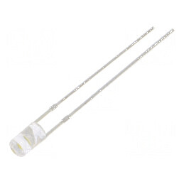 LED 3mm Alb Cald 1560-2180mcd 140° Plat 108mW | Electronic-mag.ro | Componente Electronice