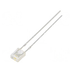 LED dreptunghiular alb cald 2x4x5mm 1120-1560mcd 100° 20mA | Electronic-mag.ro | Componente Electronice