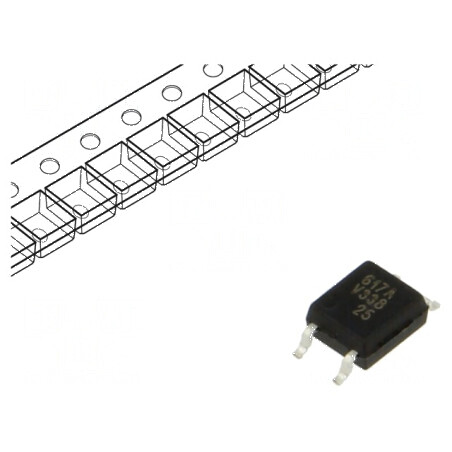 Optocuplor SMD 1 Canale, 3,75kV Izolație, 80V Uce | Electronic-mag.ro | Componente Electronice
