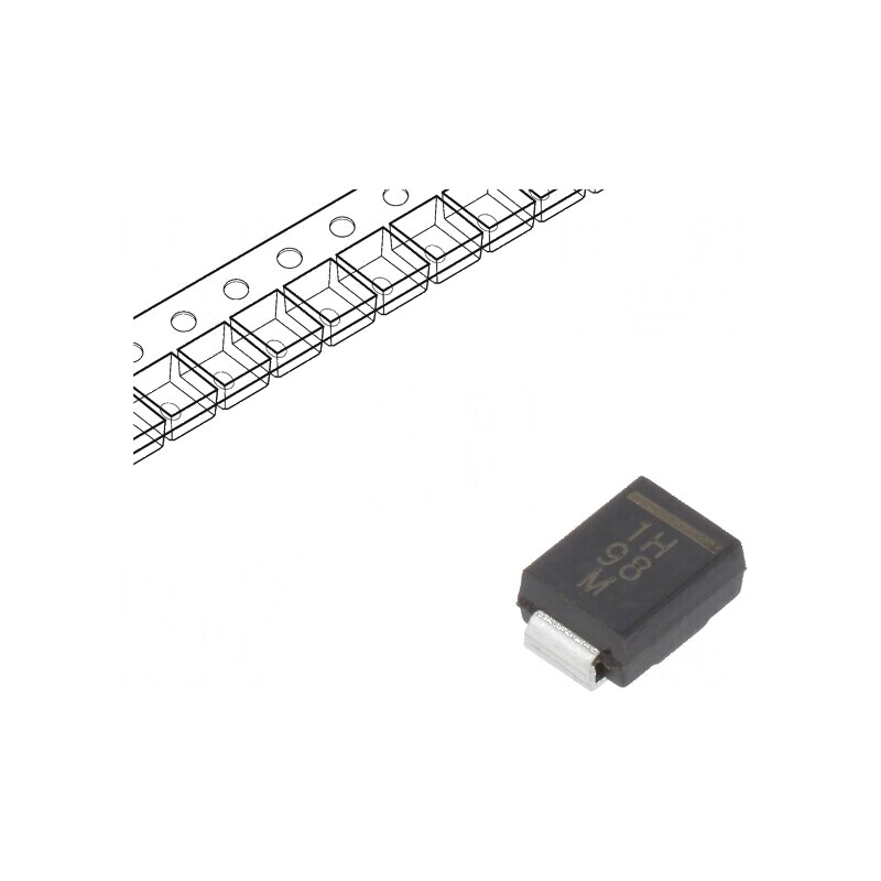 Diodă Schottky SMD 60V 1A SMB - Redresor | Electronic-mag.ro | Componente Electronice Diodă Schottky SMD 60V 1A SMB - Redresor | Electronic-mag.ro | Componente Electronice