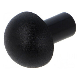 Capac protecție poliamidă neagră Entrelec 7mm -20÷100°C | Electronic-mag.ro | Componente Electronice