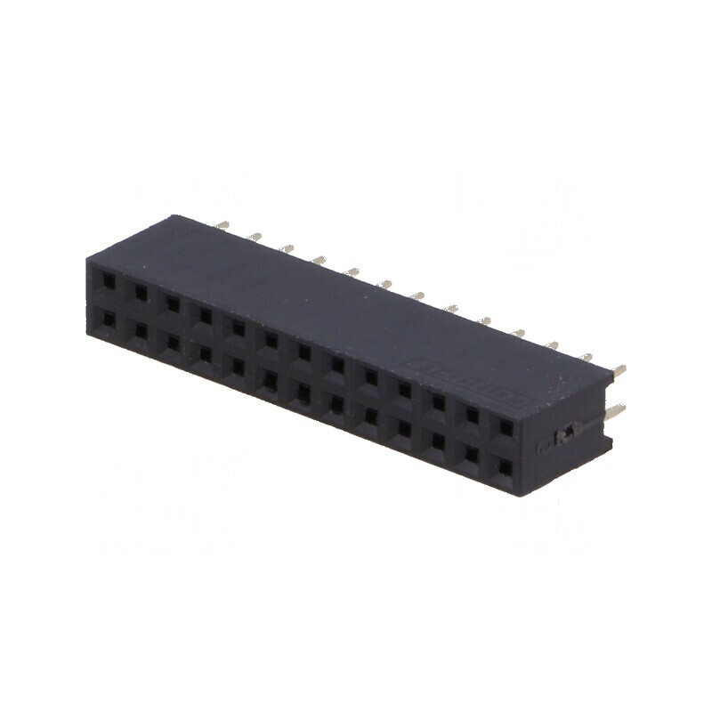Conector şiruri pini soclu mamă 26 PIN 2,54mm THT 2x13 | Electronic-mag.ro | Componente Electronice