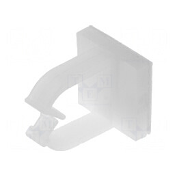 Element de prindere cu clichet din poliamidă naturală | Electronic-mag.ro | Componente Electronice