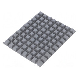 Picioruş autoadeziv gri poliuretan H: 5,8mm Duritate Shore 70 | Electronic-mag.ro | Componente Electronice
