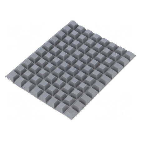 Picioruş autoadeziv gri poliuretan H: 5,8mm Duritate Shore 70 | Electronic-mag.ro | Componente Electronice