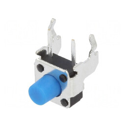 Microîntrerupător TACT SPST-NO 0,05A/24VDC THT | Electronic-mag.ro | Componente Electronice