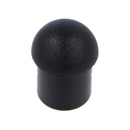 Capac de protecție poliamidă neagră Entrelec 13mm x 14mm | Electronic-mag.ro | Componente Electronice
