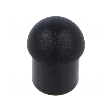 Capac de protecție poliamidă neagră Entrelec 13mm x 14mm | Electronic-mag.ro | Componente Electronice