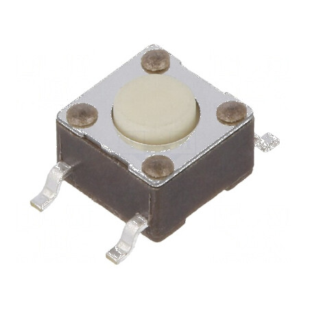 Microîntrerupător TACT SPST-NO 0,05A/24VDC SMT | Electronic-mag.ro | Componente Electronice