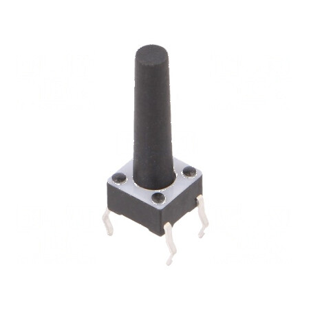 Microîntrerupător TACT SPST-NO 0,05A/24VDC THT | Electronic-mag.ro | Componente Electronice