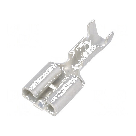 Terminal plat 6,3mm mamă 0,5-1,5mm² crimpat pe cablu | Electronic-mag.ro | Componente Electronice