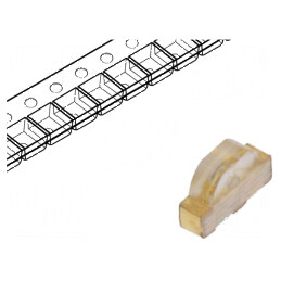LED SMD 0603 Albastru 7,2-18mcd 1,6x1x0,4mm 150° 5mA 32mW | Electronic-mag.ro | Componente Electronice