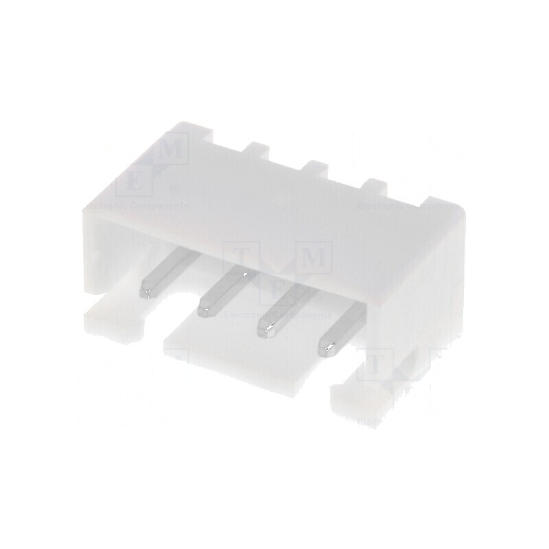 Conector cablu-placă soclu tată XH 2,5mm 4 PIN THT 250V 3A | Electronic-mag.ro | Componente Electronice