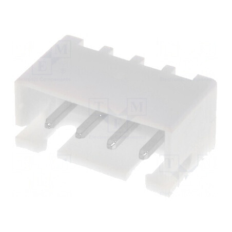 Conector cablu-placă soclu tată XH 2,5mm 4 PIN THT 250V 3A | Electronic-mag.ro | Componente Electronice