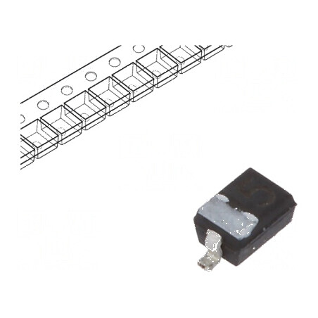 Diodă varicap 6V 20mA SOD323 - 1 bucată | Electronic-mag.ro | Componente Electronice