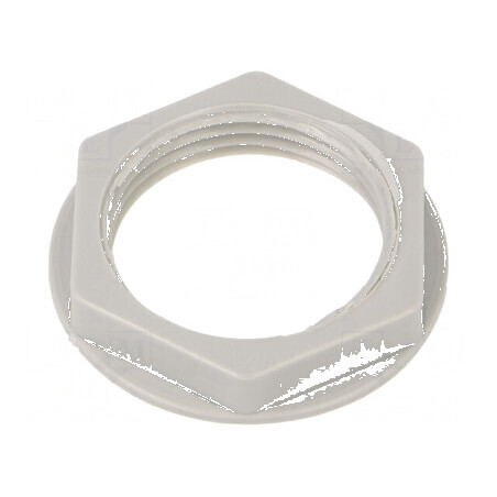 Piuliță G3/4 poliamidă gri deschis pentru temperaturi -20÷90°C | Electronic-mag.ro | Componente Electronice