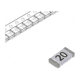 Siguranță întârziere 20A 24VDC SMD ceramică CQ | Electronic-mag.ro | Componente Electronice