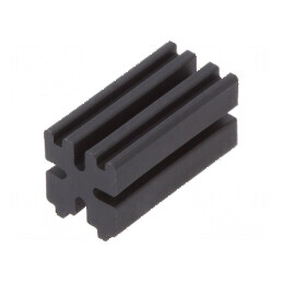 Bucșă de distanțare LED 3mm x 10mm neagră UL94V-0 | Electronic-mag.ro | Componente Electronice