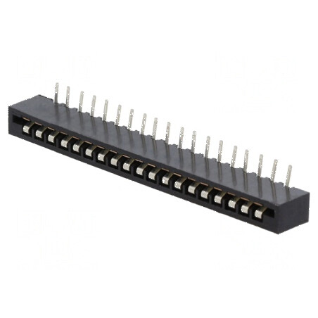 Conector FFC/FPC 90° 19 PIN Non-ZIF THT cositorit | Electronic-mag.ro | Componente Electronice
