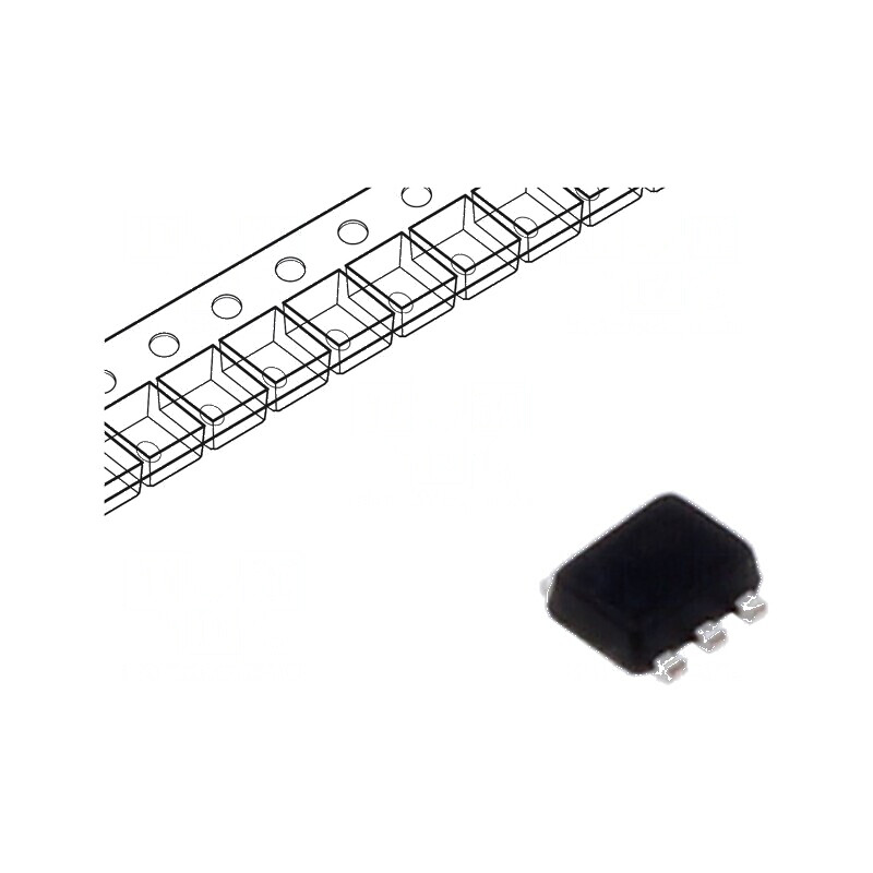 Diodă TVS 6,1V 30W SOT666IP pentru protecție ESD | Electronic-mag.ro | Componente Electronice