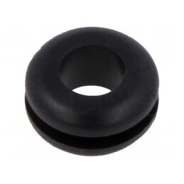 Manșon PVC 8mm Øorif: 5,5mm negru 0÷80°C | Electronic-mag.ro | Componente Electronice