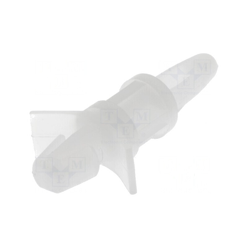 Distanțier PCB poliamidă 9,5mm UL94V-2 clichet natural | Electronic-mag.ro | Componente Electronice