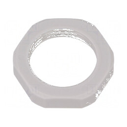 Piuliță PG13,5 poliamidă 6mm, Cheie 27mm, gri -40÷100°C | Electronic-mag.ro | Componente Electronice