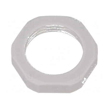 Piuliță PG13,5 poliamidă 6mm, Cheie 27mm, gri -40÷100°C | Electronic-mag.ro | Componente Electronice