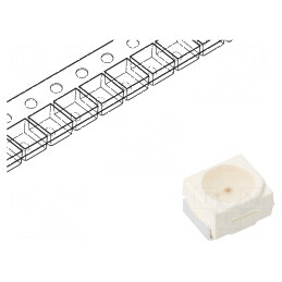 LED SMD 3528 Verde 120° 20mA 565nm | Electronic-mag.ro | Componente Electronice