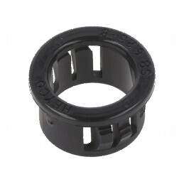 Manşon poliamidă neagră Ø 15,9mm, Ø orif 12,7mm | Electronic-mag.ro | Componente Electronice