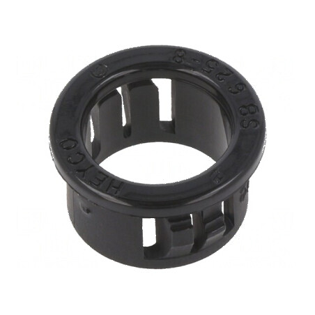 Manşon poliamidă neagră Ø 15,9mm, Ø orif 12,7mm | Electronic-mag.ro | Componente Electronice