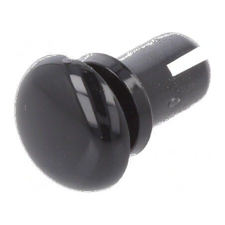 Diblu poliamidă 7,5mm negru - Diametru orificiu montare 5,1mm | Electronic-mag.ro | Componente Electronice