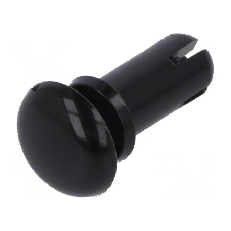 Diblu poliamidă 10,5mm negru pentru montaj 5,1mm | Electronic-mag.ro | Componente Electronice