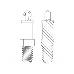 Distanțier PCB Poliamidă 66 - Lungime 66,4mm, Diametru Orificiu Montaj 2,5mm | Electronic-mag.ro | Componente Electronice