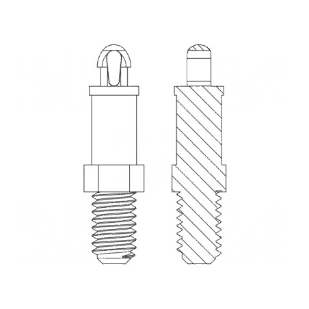 Distanțier PCB Poliamidă 66 - Lungime 66,4mm, Diametru Orificiu Montaj 2,5mm | Electronic-mag.ro | Componente Electronice