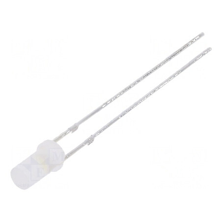 LED 3mm Alb Rece 1120-1560mcd 140° Plat | Electronic-mag.ro | Componente Electronice