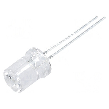 LED 8mm Alb Rece 220-330mcd 120° Concav | Electronic-mag.ro | Componente Electronice