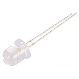 LED albastru 7,8mm 2500mcd 30° convex 9VDC | Electronic-mag.ro | Componente Electronice