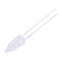 LED 5mm albastru ice blue 2180-3000mcd 100° Raster 2,54mm | Electronic-mag.ro | Componente Electronice