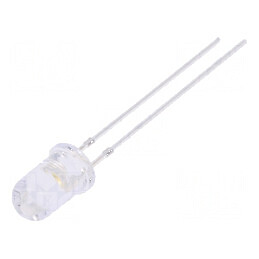 LED 5mm Alb Cald 18000-22000mcd 15° Convex | Electronic-mag.ro | Componente Electronice