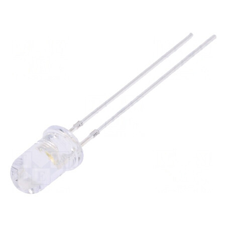LED 5mm Alb Cald 18000-22000mcd 15° Convex | Electronic-mag.ro | Componente Electronice
