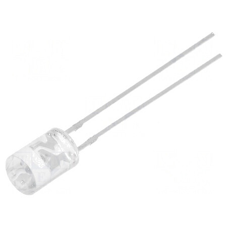 LED 5mm Alb Cald 1120-1560mcd 100° Plat | Electronic-mag.ro | Componente Electronice