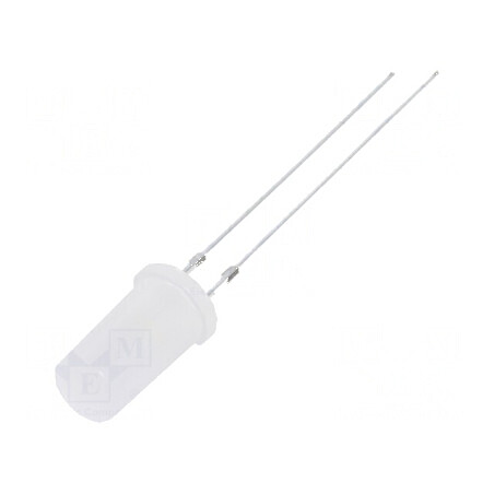 LED 5mm Alb Cald 500-750mcd 180° Plat | Electronic-mag.ro | Componente Electronice
