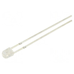 LED portocalie 1120-1560mcd 70/50° THT plat | Electronic-mag.ro | Componente Electronice